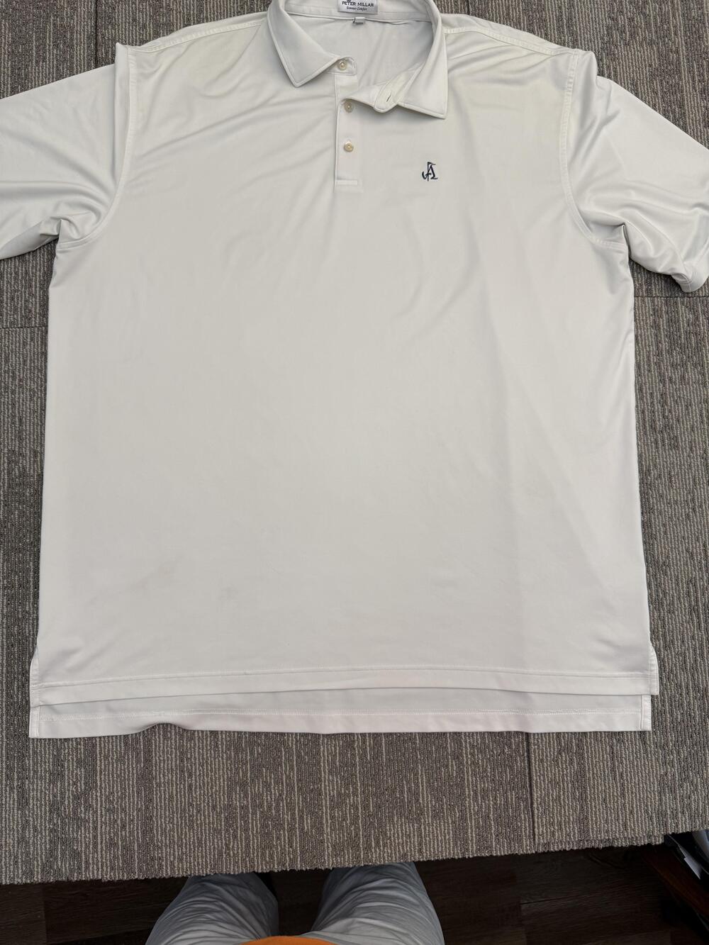 Peter Millar Polo Shirt Mens 2XL Summer Comfort Golf Performance Stained